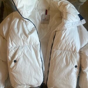 Moncler Ivory Quilted Jacket